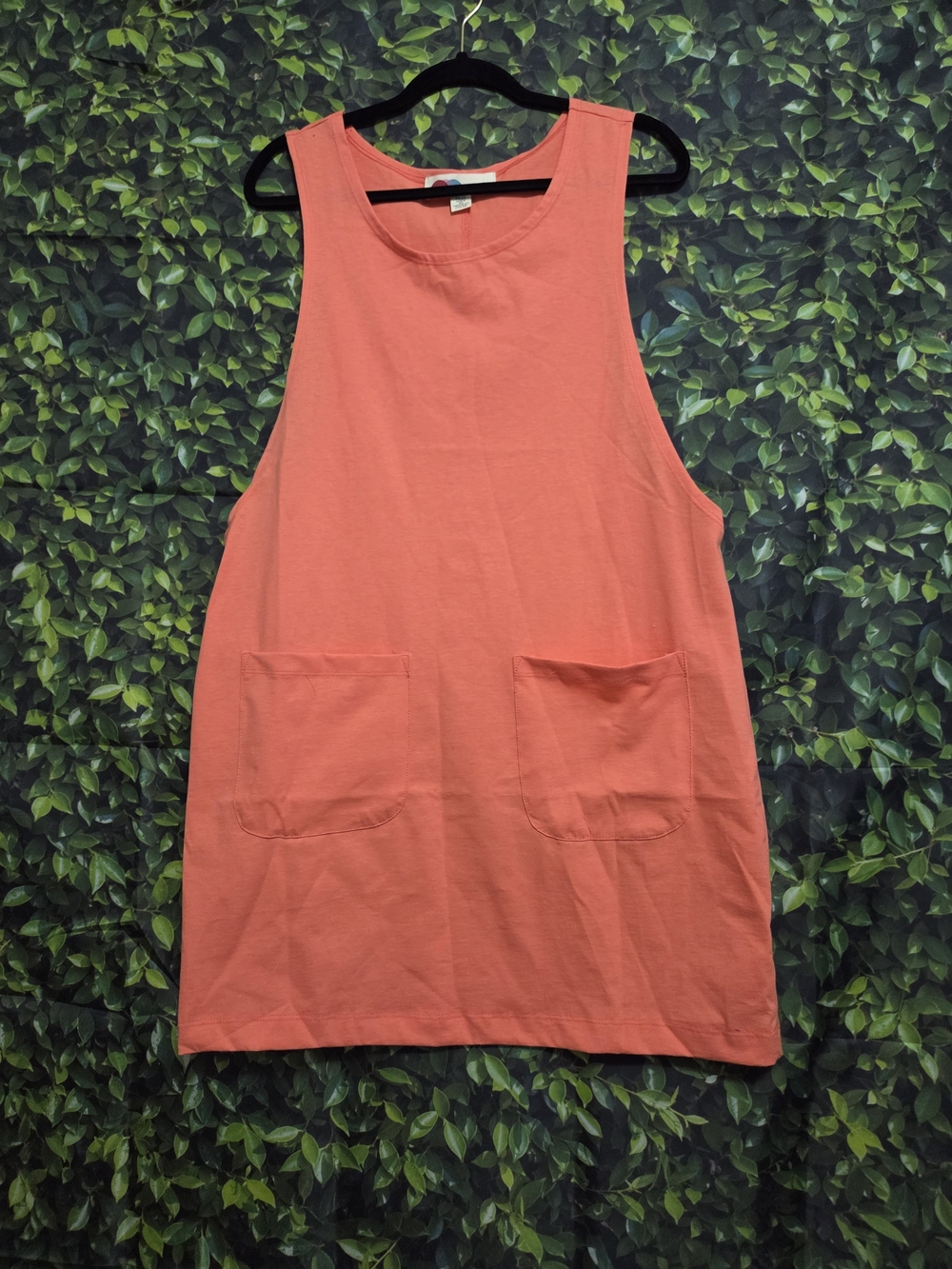 Free People Beach Coral Sleeveless Cover-Up Dress with Pocket  Size M